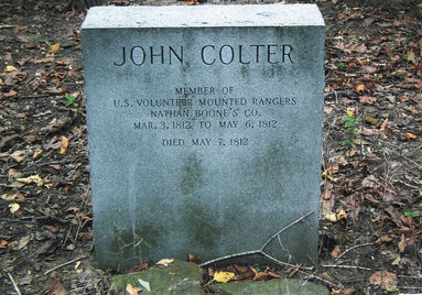 A gravestone for John Colter